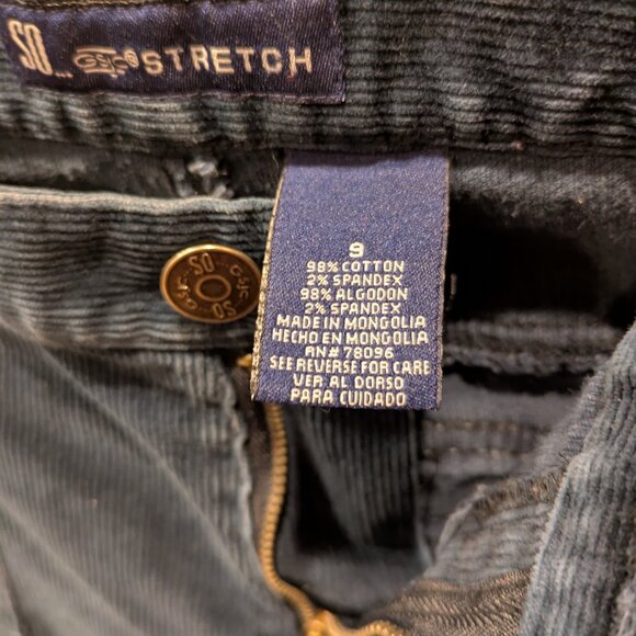 Navy Cotton Corduroy pants - Picture 4 of 9